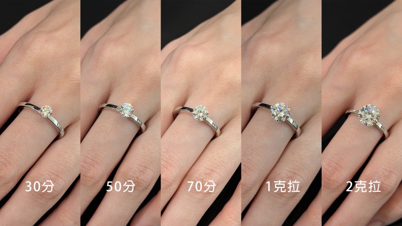 克拉（Carat）｜鑽石的重量與大小