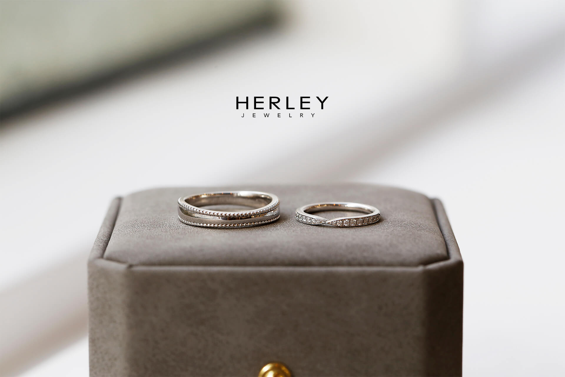 鉑金製作的結婚對戒